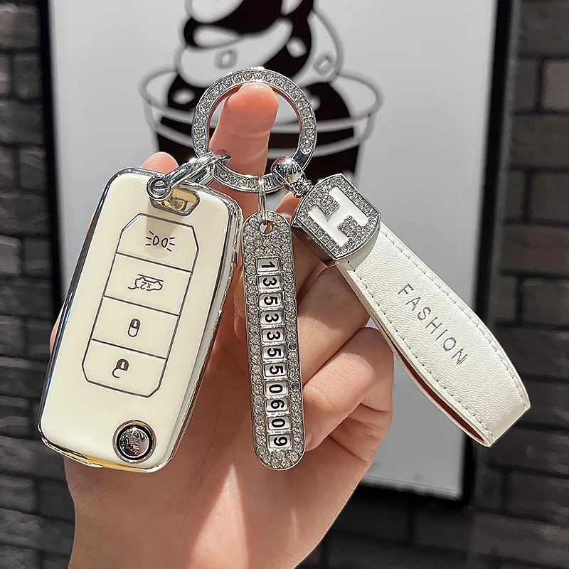 

Car Remote Key Case Cover Protect Shell Fob For Jeep Cherokee Compass S Renegade Grand Commander Dodge Journey Challenger Jcuv