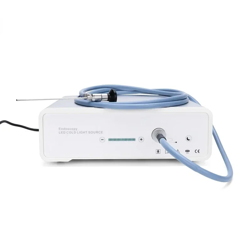 Source de lumière froide LED laparoscopique, câble de lumière de 2.5m, 60W