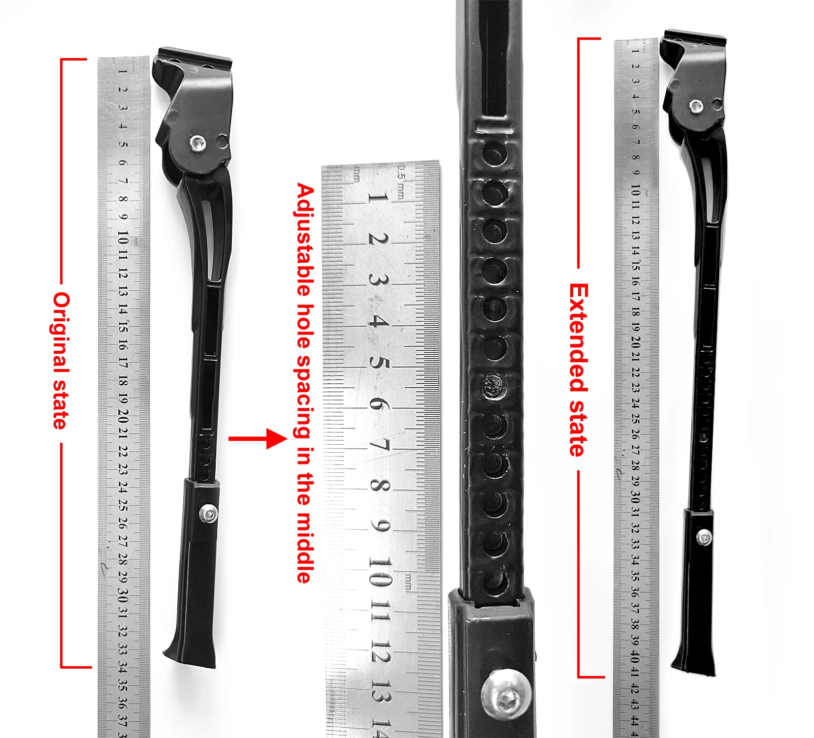 FREE- Aluminium Alloy Bicycle Kickstand Bike Parking Rack Distance Between Mounting Holes 17.5MM ATX830/810 27.5 Dedicated ,G776