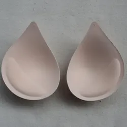 Spor sutyen için 1 çift yumuşak taklit lateks sutyen ekler yedek sutyen fincan Yoga Bikini, hem yukarı hem de iter, çıkarılabilir sutyen yastıkları