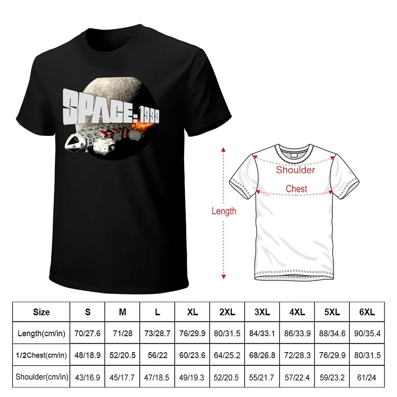 SPACE 1999- Eagle Transporter T-Shirt tees animal print shirt for boys Aesthetic clothing Short t-shirt oversized t shirt men