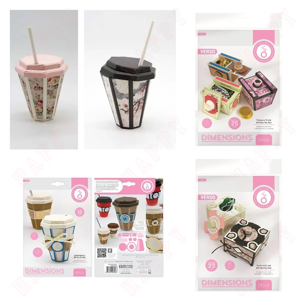 

Treasure Trunk Gift Box Coffee roasting gift box Metal Die Cutting 2024 New Die Molds Scrapbook Paper Making for DIY Cuts Crafts