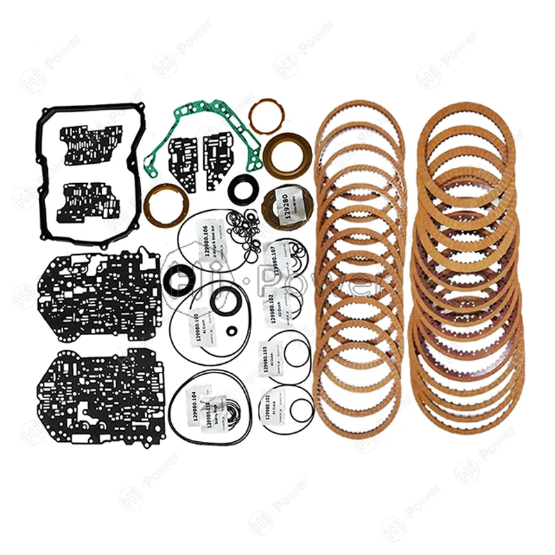 09G TF60-SN قابض نقل تلقائي طقم إصلاح الختم لوحة الاحتكاك لشركة فولكس فاجن T4 سكودا باسات TF60SN علبة تروس السيارة طقم تصليح القرص