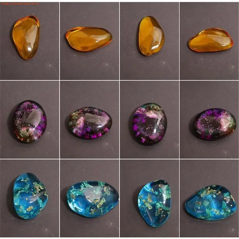 

F92D Silicone Molds for Stones Craft Supplies for Beginners and Professionals 3pcs