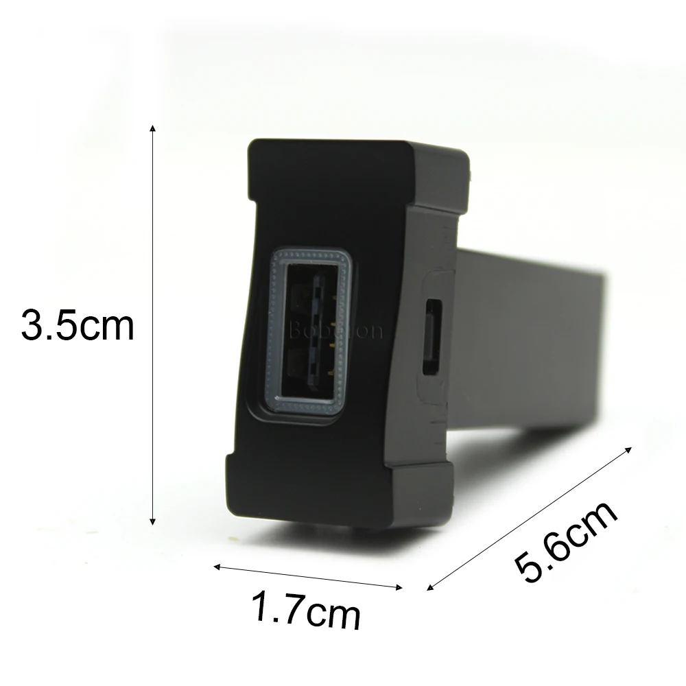 1PC Auto Retrofit Dual QC3.0 USB Quick Charger Port Fast Charger phone Charging Interface Socket Adapter For Iveco Daily