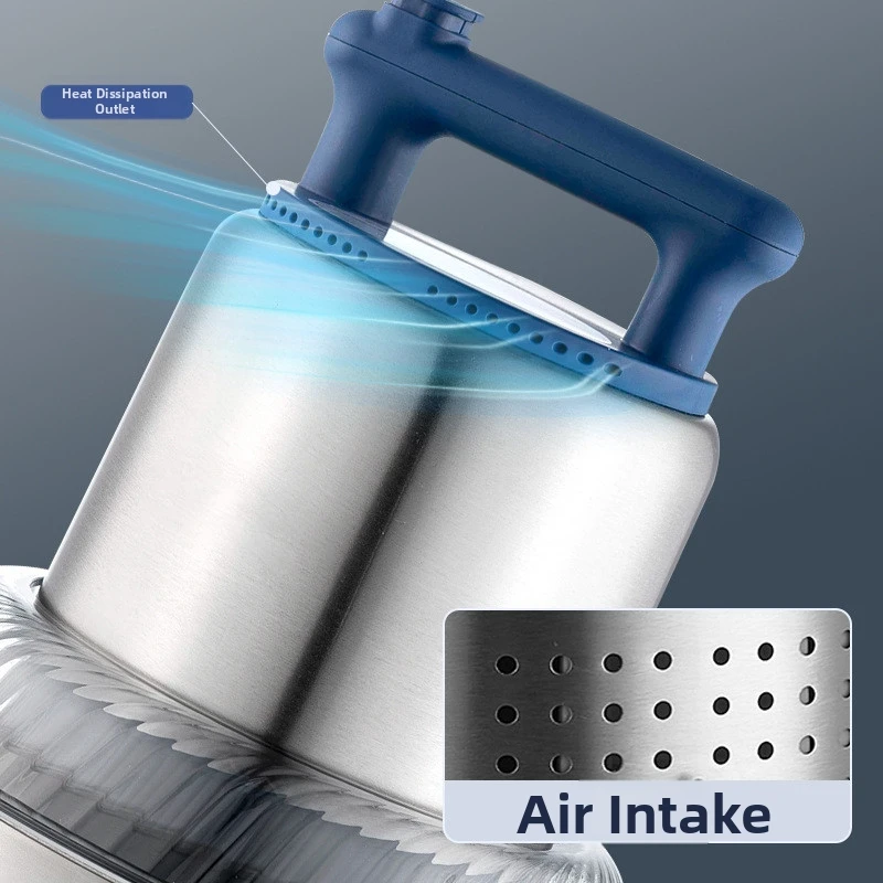 전문가용 6L 상업용 고기 분쇄기, 산업용 등급 스테인리스 스틸, 2단 속도 조절 가능 1200W 모터, 정육점/식당용