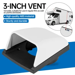 3-Inch Marine and RV Ventilation Accessories - Durable ABS Plastic Exhaust Vent for Enhanced Airflow