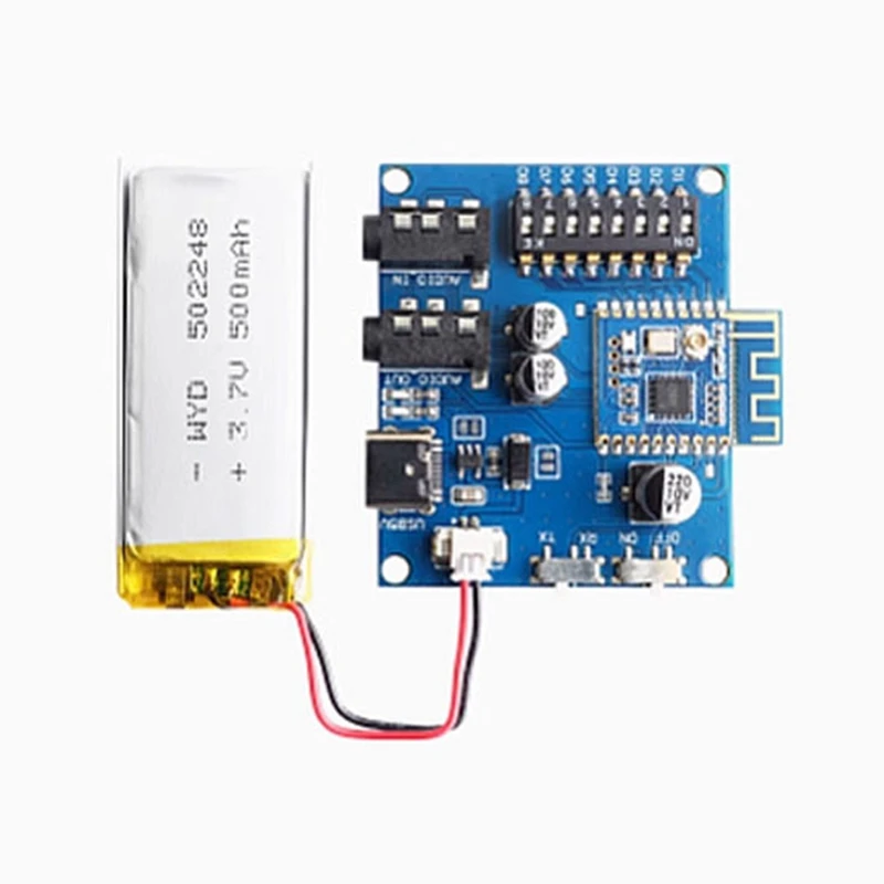 Audio Module 2.4G High Fidelity Wireless Stereo Module with Baseboard Evaluation Kit DIY Wireless Speaker Modification-ELEC