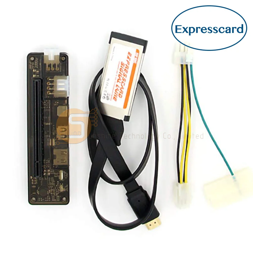 Adattatore eGPU per laptop - Dock grafico esterno EXP GDC PCIe, Mini PCI-E/M.2 NVMe a GPU desktop, Plug & Play