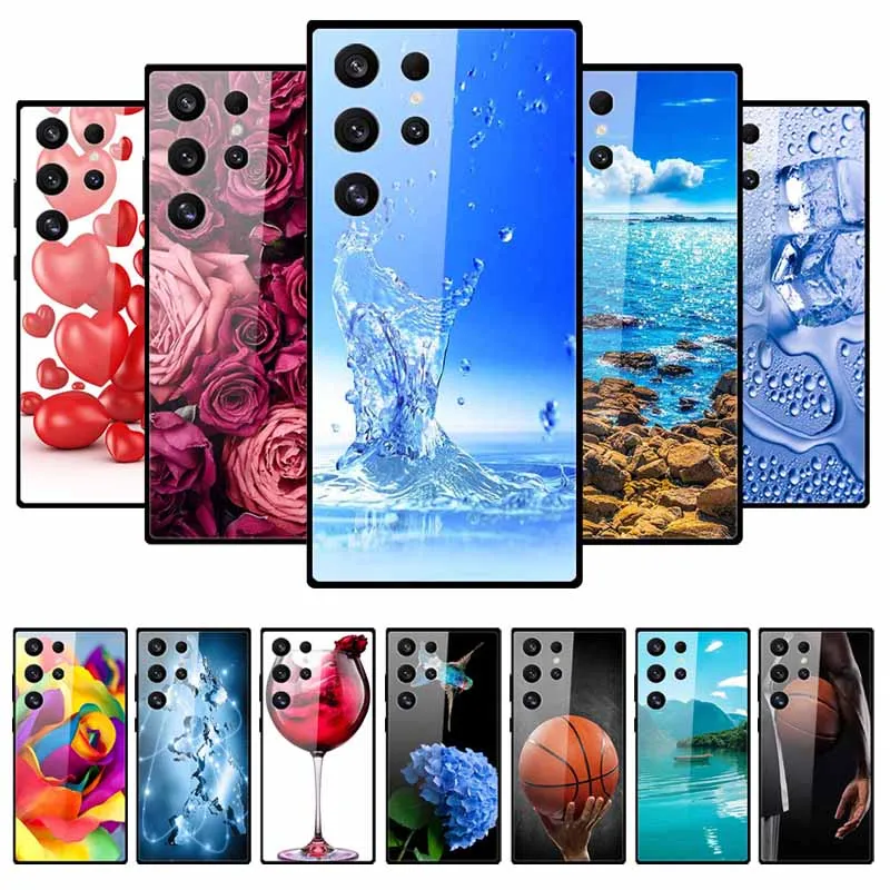 For Samsung Galaxy S26 Ultra Tempered Glass PhoneCase Hardness Military Grade Drop Protection Anti-Fingerprint Glossy Bumper New