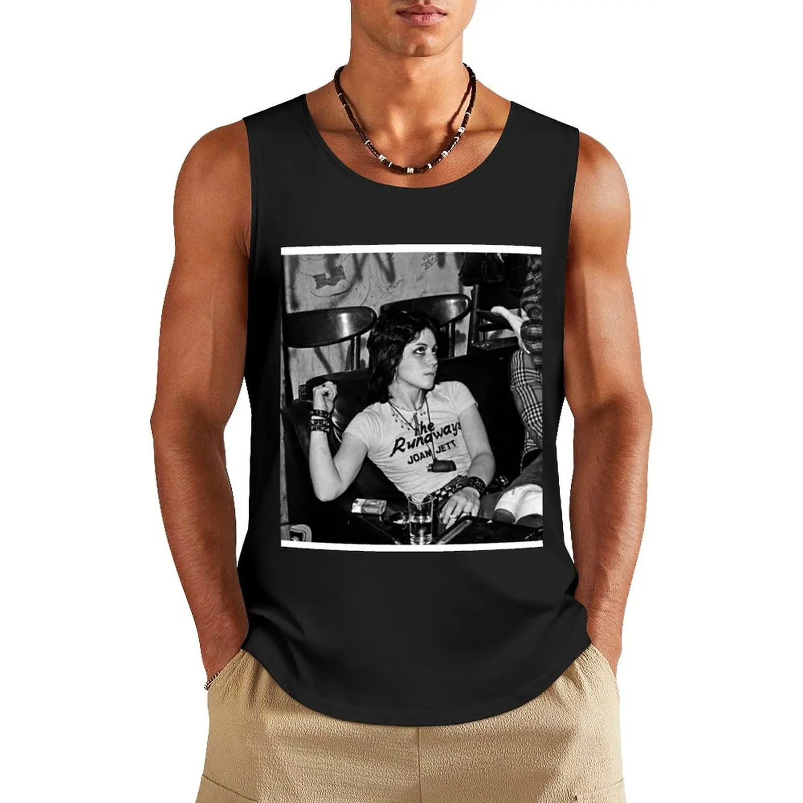 

Punk T-ShirtJoan Jett Tank Top Body man best selling products Vest male gym for men