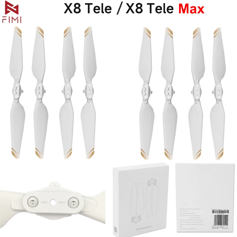 Original Propeller For FIMI X8 Tele Max / X8Pro X8SE RC Drone Wing Protection Folding Paddles Blade UAV Spare Parts  Accessories