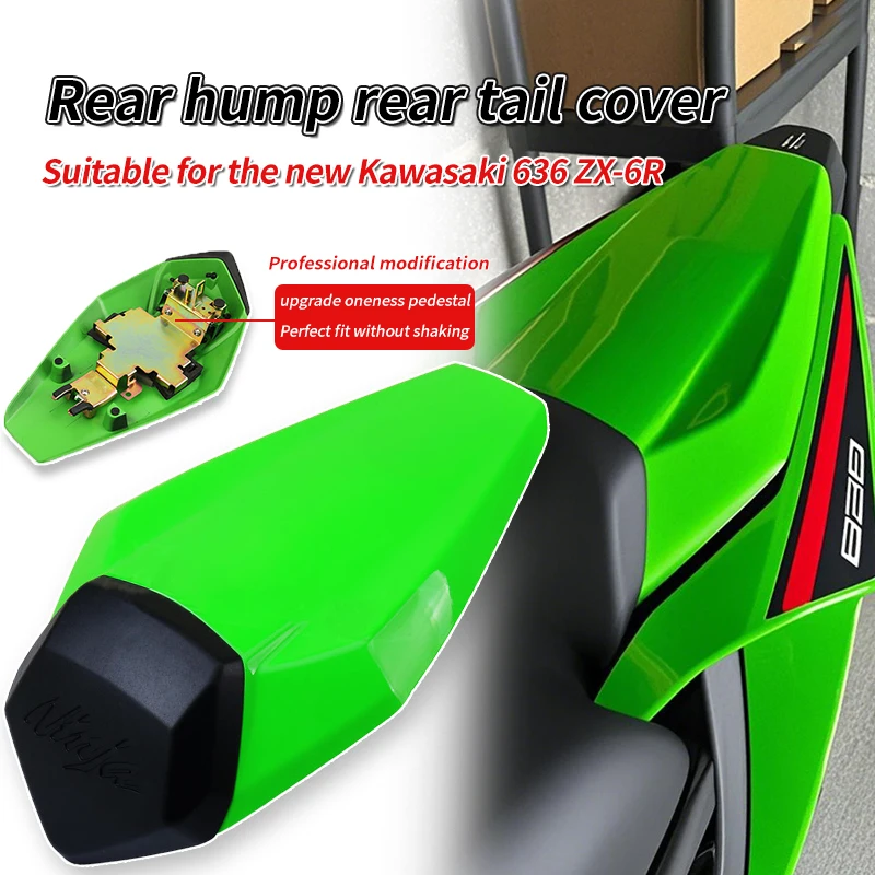 

Задний горб мотоцикла для Ninja ZX6R ZX636 Мотоциклетный чехол на заднее сиденье, обтекатель Solo, задний обтекатель ZX-6R, задний горб 2019-25