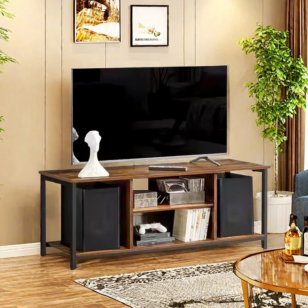 

A for Modern Simple TV Cabinet Simple Steel Wooden TV Stands With Storage for Home Living Room Home Furniture