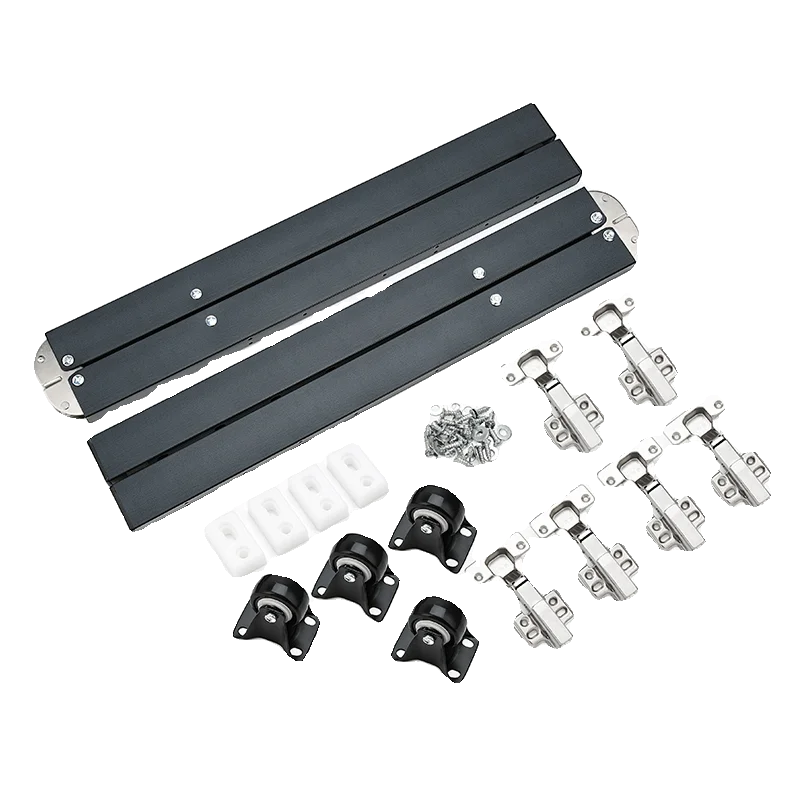 

Foldable stretch table pull-out dining table bar top invisible telescopic book table top hardware accessories