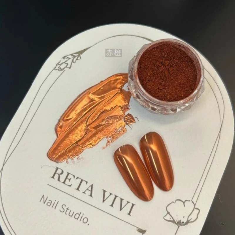 Poudre à ongles miroir chromé, 10 boîtes, métallique, argent, or, bleu, Nail Art, paillettes, flocons de pigments à frotter, poussière pour bricolage, manucure de luxe