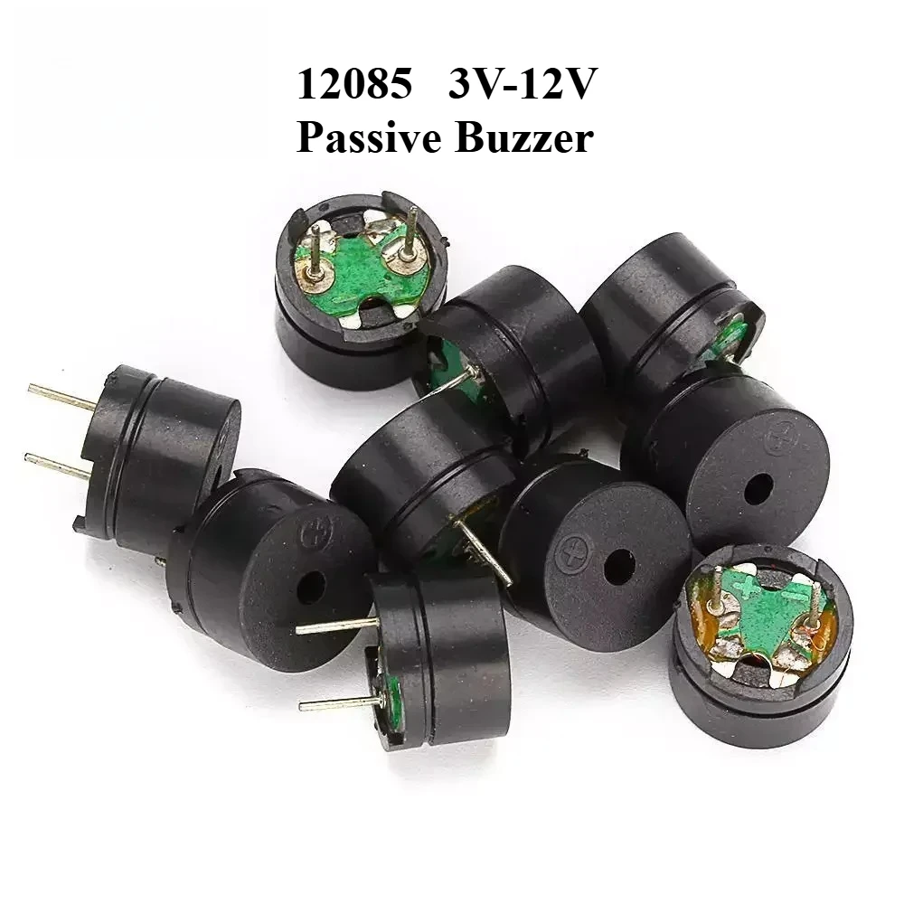 10/20 Stück 12085 3V-12V Passiver Summer 12mm x 8,5mm 42R Widerstand 3V 5V 9V 12V in allgemeinen Verwendung Mini Piezo-Summer-Kit für Arduino