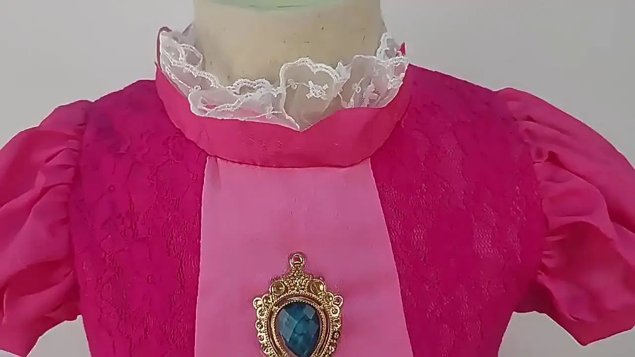 princess peach light up dress The Princess Peach Version Lighter Color- Princess Costume - Mario Game  Available for Shipping