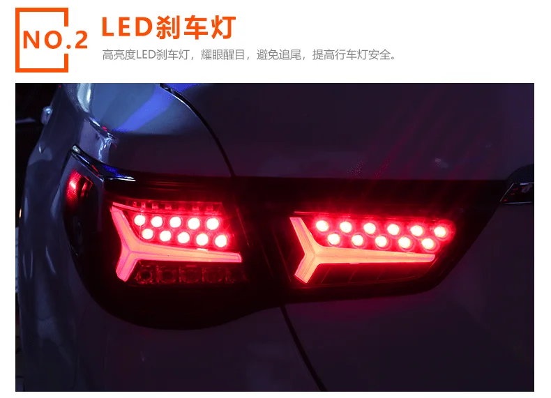 car bupmer taillight Mark X tail lamp Reiz rear light brake LED car accessories taillamp Mark X Reiz rear light 2010~2013y