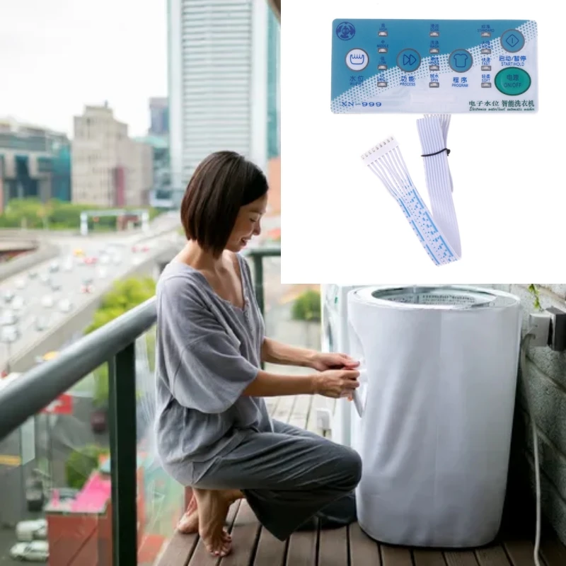 لوحة تحكم مدمجة عالمية اختيار وظيفة XN-999 وحدة تحكم إلكترونية للوحة مفاتيح الغسالة الأوتوماتيكية