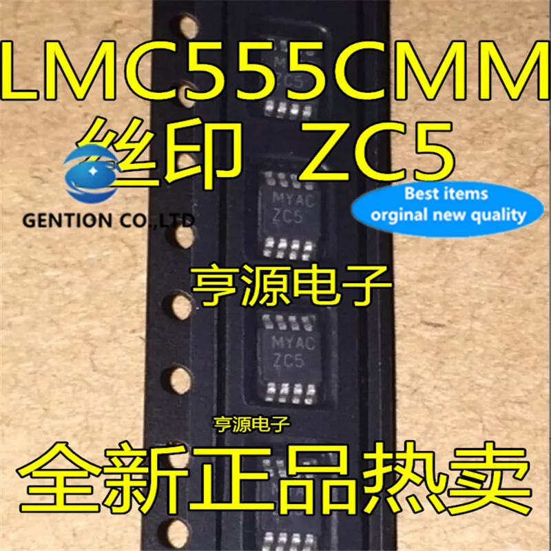 

10 шт. LMC555CMM LMC555 Шелкография ZC5 MSOP-8 в наличии 100% новый и оригинальный