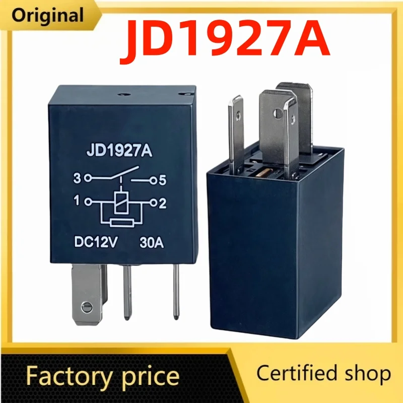 2PCS/LOT For Original brand new  JD1927 V6-1A-12V 620 10 1927A Headlight Horn Car Relay