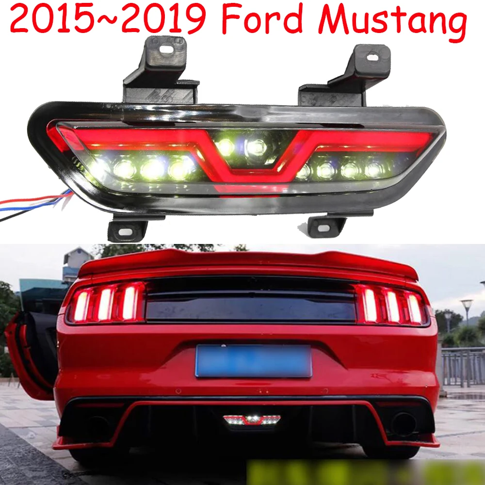 1pcs Car bumer lamp for Ford Mustang rear light LED 2015 2016 2017 2018 2019year DRL mustang taillight Escape Escort ranger