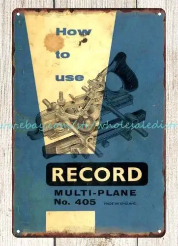 1960 How to Use Record Multi-Plane cover art metal tin sign beautiful home decor