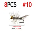 8 piezas talla 10