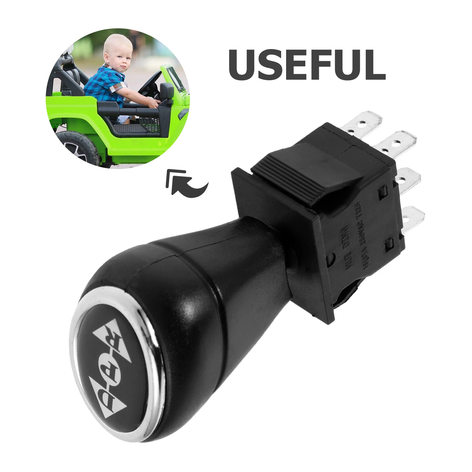 

Children Electric Powered Cars Forward Stop Backward Shift Rod Joystick Switch Accessories For Kids ride-on Cars Toy Bumper Cars