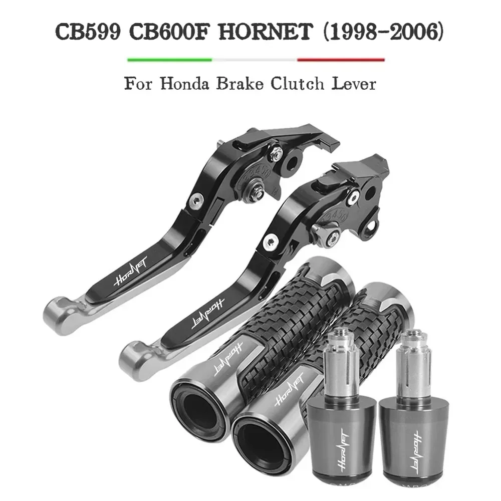 For Honda CB599 CB600F HORNET 1998 1999 2000 2001 2002 2003 2004 2005 2006 Brake Clutch Levers Handle Grip End