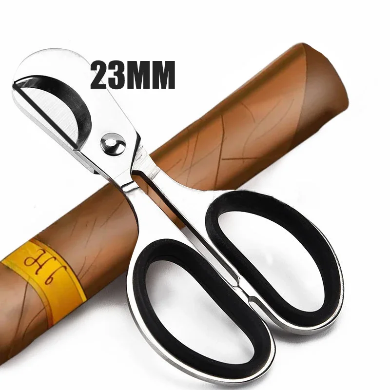 Cuban Cigar Scissors Portable Cigar Cutter Knife Head Guillotine Stainless Steel Cigar Knife Cutter Puncher Puro Accessories