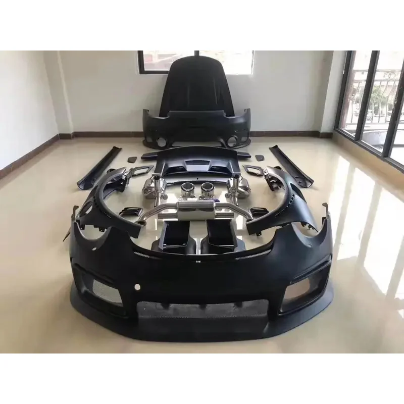 

High Quality Wide Body Kit for 911.1 911.2 991 FRP+Carbon Fiber Material Peect Fitment