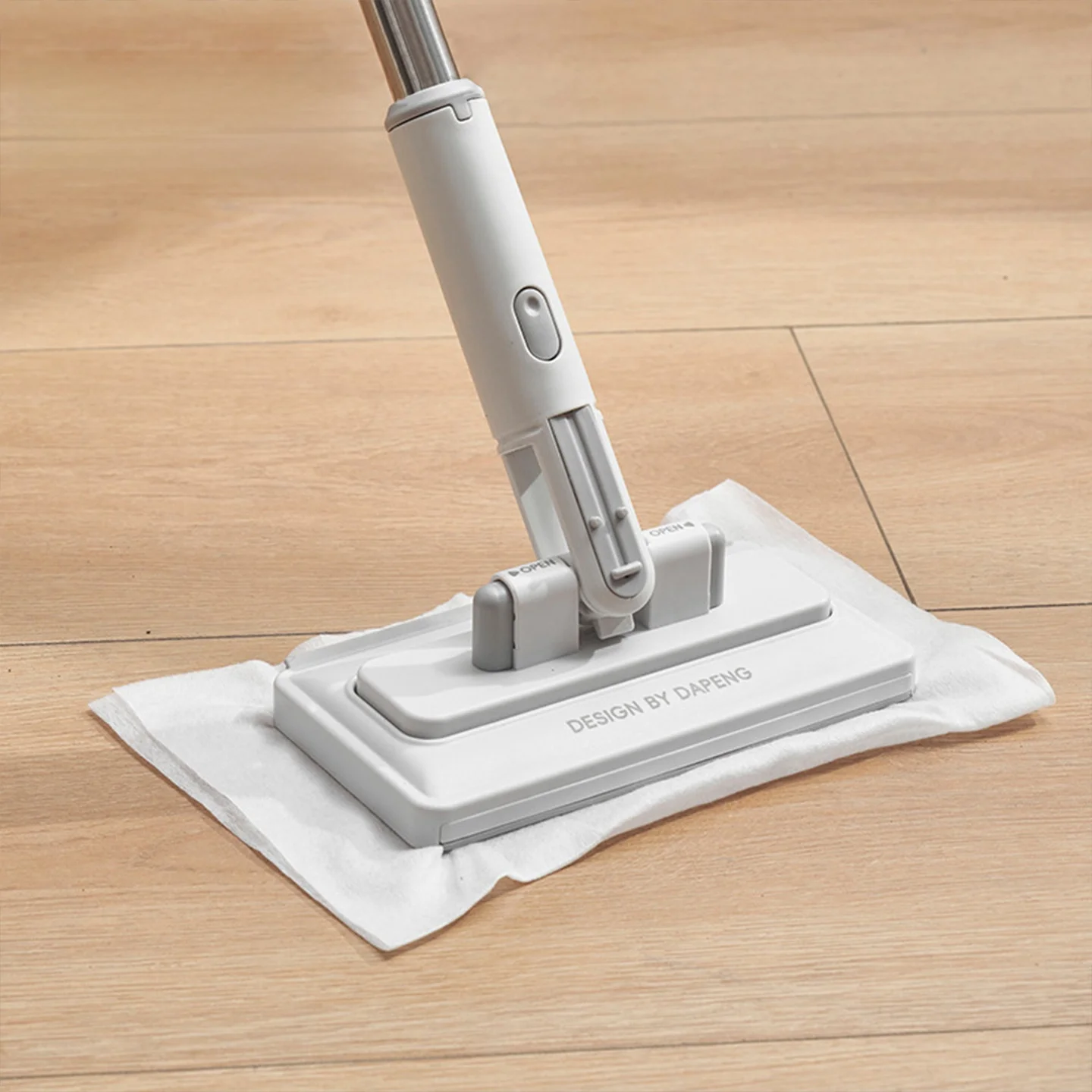 

Mop Cloth Holder Household Cleaning Tool Face Wash Towel Squeegee Handle Stainless Steel Rod Durable Corrosion Resistant