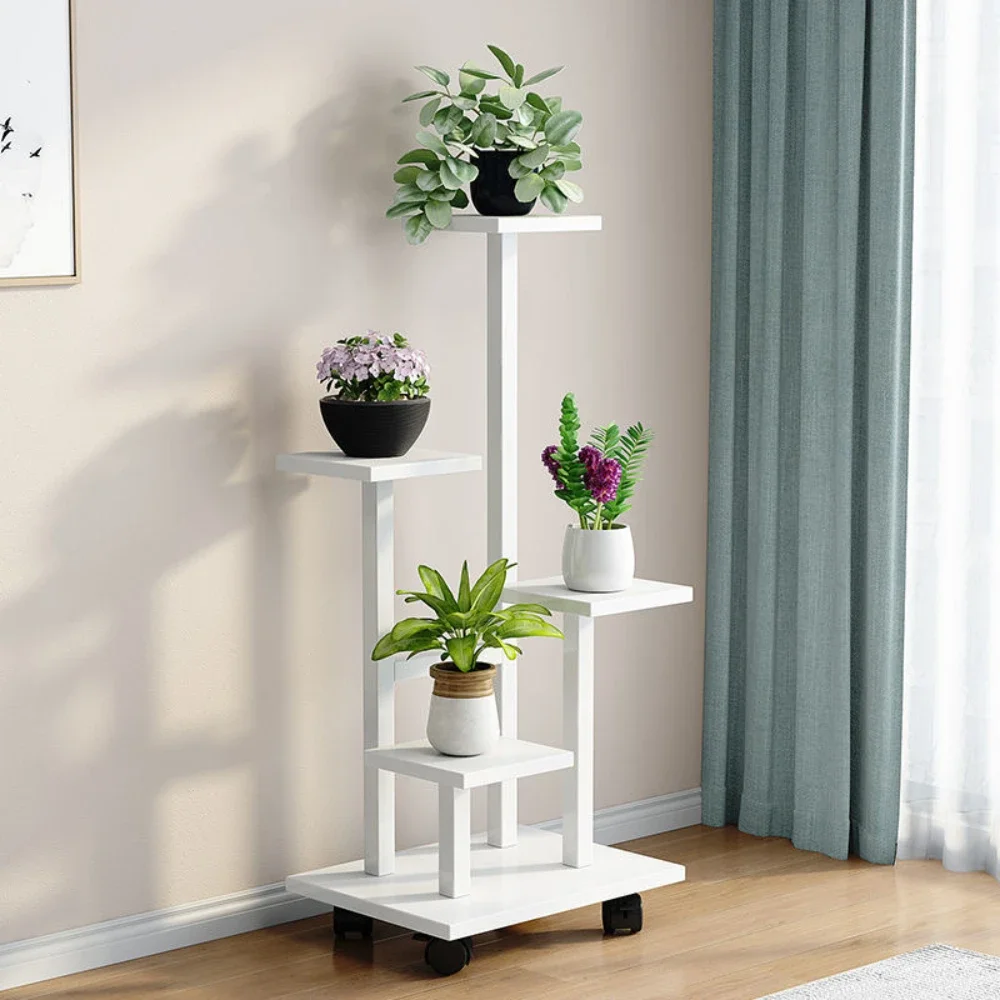 Flower Rack Multi Flower Vase Rack Simple Shelf Storage Stand For Flowers Indoor Plant Stand Simple Shelf Storages Pot Holder