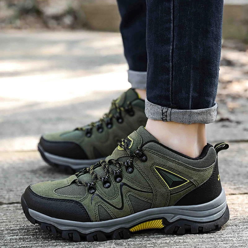 

Big Size 39-47 Men's Hiking Shoes Breathable Mesh Climbing Trekking Sneakers For Men Outdoor Sports Mountaineering Shoes