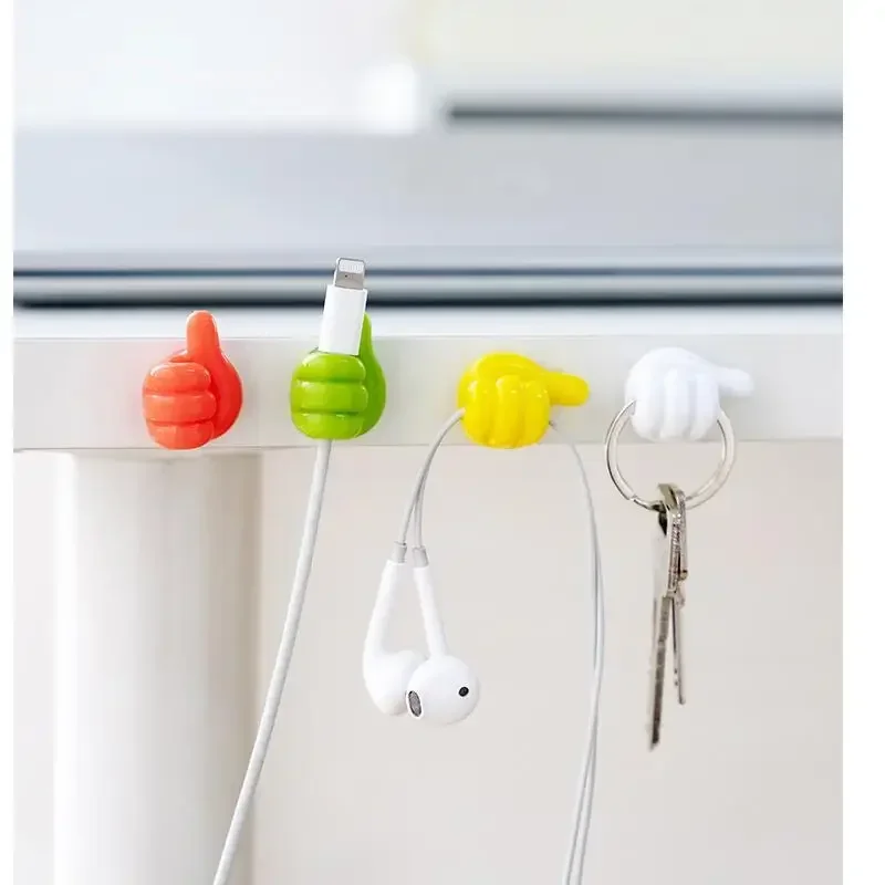 Mini Cable Organizer Silicone USB Cable Management Clips Desktop Wire Manager Cord Holder For Earphone Mouse Bobbin Winder