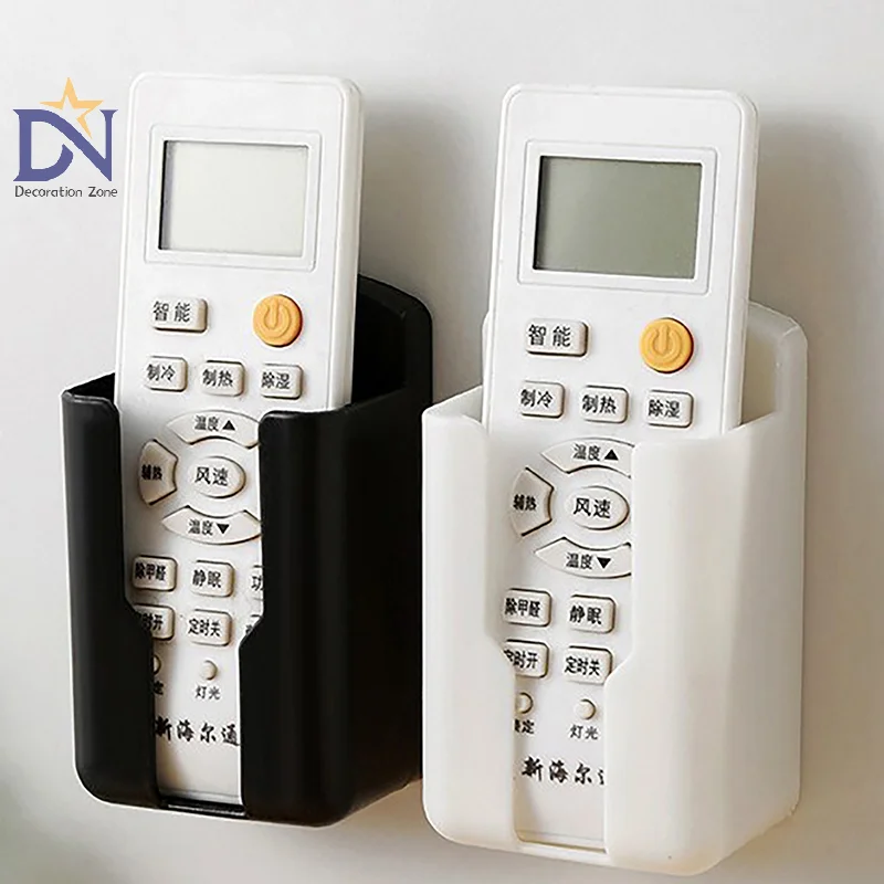Universal Remote Controller Holder Phone Charging Bracket Air Conditioner Remote Controller Bracket Wall Shelf Mount Stand