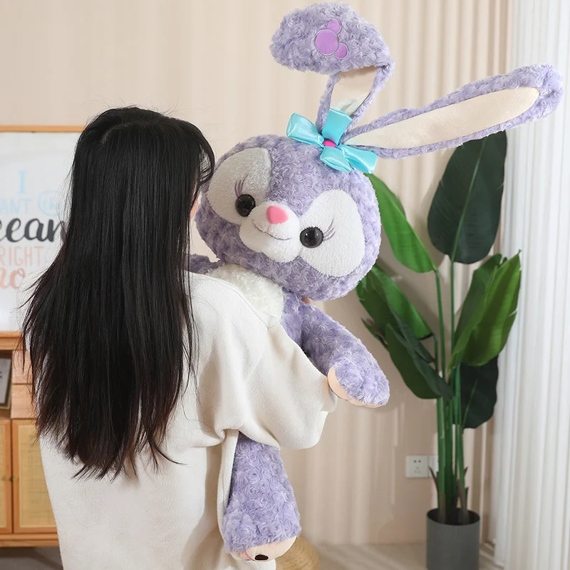 Disney StellaLou Plush Toy StellaLou Stuffed Doll Animal Long Ears Rabbit Plushies Doll Cuddly Pillow Room Decor Girl Gift