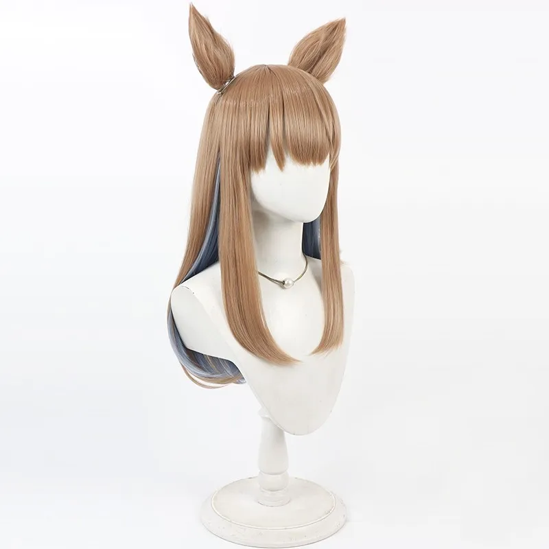 Jogo bonito derby amêndoa olho cosplay peruca aamondo ai cosplay cabelo para festa de halloween adulto feminino masculino