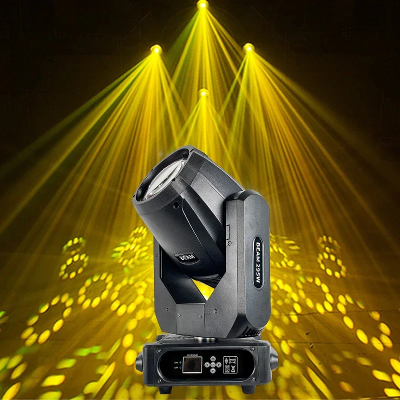 

295W shaking head beam light, banquet hall, bar light, stage light, wedding celebration, tavern, disco, performance pattern spot