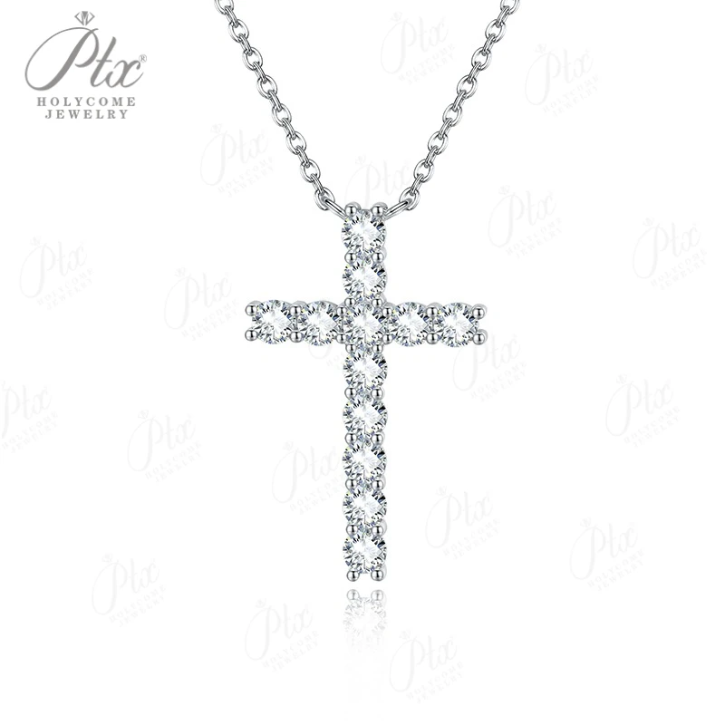 

Moissanite Necklace Multiple Styles Available 925 Silver Material High-Quality Sparkling Jewelry Suitable for Banquet Occasions