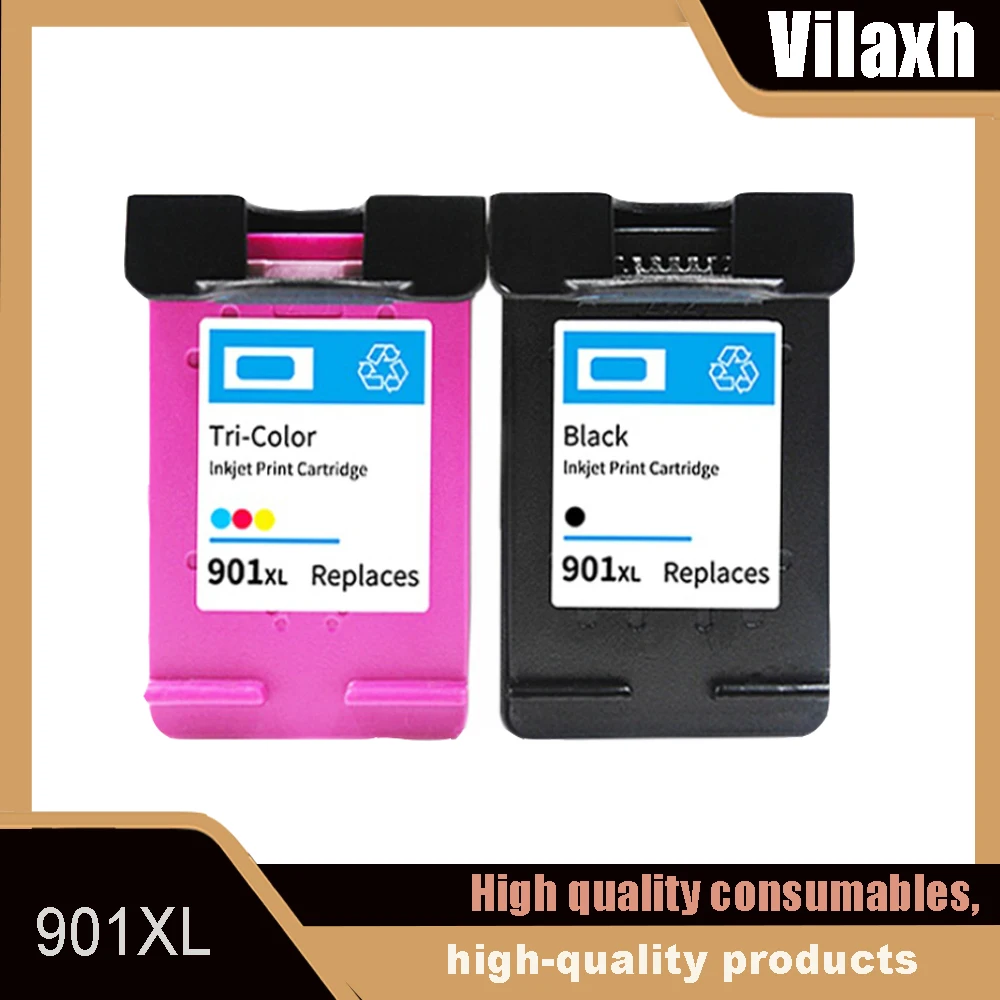

Многоразовый картридж с чернилами 901XL 901 для принтеров HP 901XL Officejet J4500 J4524 J4530 J4540 J4550 J4580 J4585