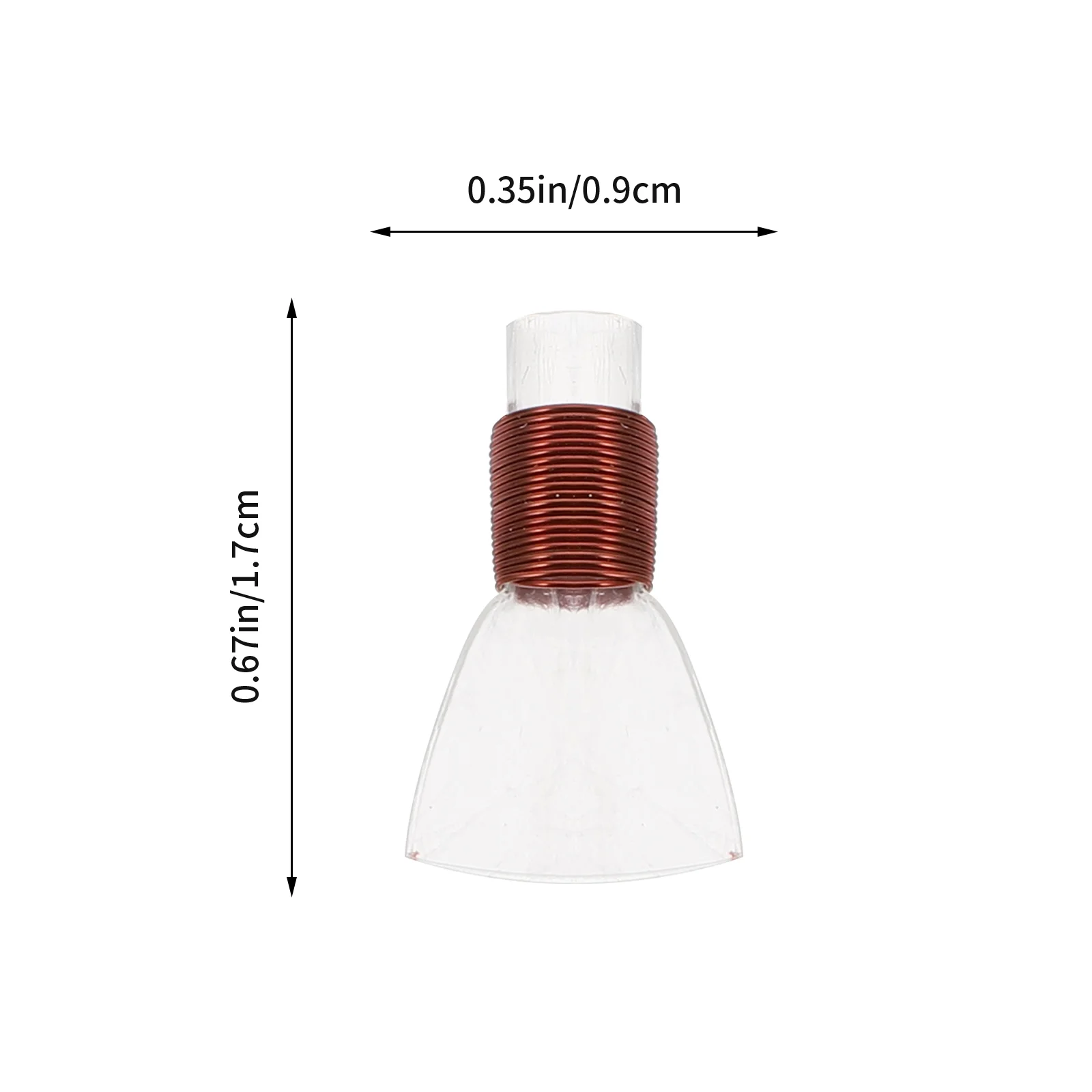 

10 Pcs Suona Whistle Instruments Lightweight Reed Component Repair-free Traditional Mouthpiece Plastic