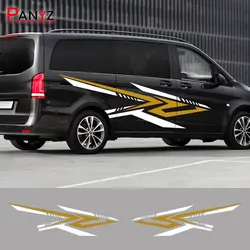2Pcs/Lot Car Stickers For Mercedes Benz Vito V Class Viano W447 W639 W638 Camper Van Graphics Vinyl Decals Tuning Accessories