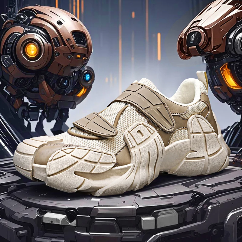 

Men Sports Shoes Breathable Platform Running Shoes Outdoor Casual Sneakers Mesh Shock-absorption Tennis Shoes Zapatillas Hombre