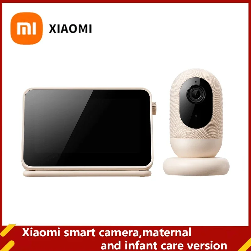 كاميرا Xiaomi الذكية إصدار رعاية الأم والطفل شاشة مراقبة البكاء والسعال للرضع اتصال داخلي في الوقت الحقيقي للعناية بالطفل