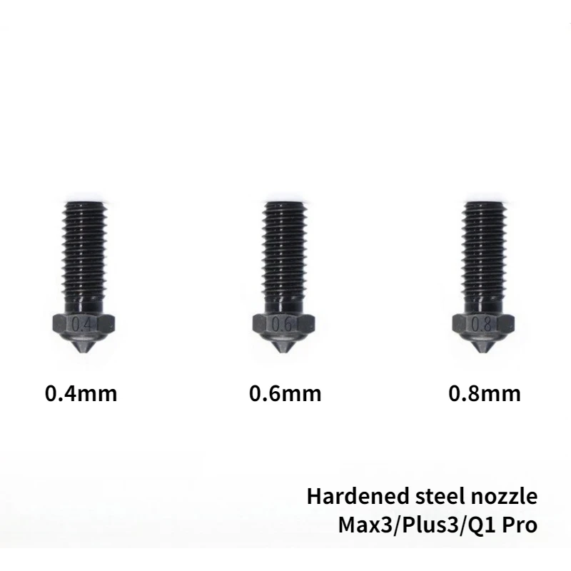 

Hardened steel nozzle 3D printer accessories [Suitable for Max3/Plus3/Q1 Pro]