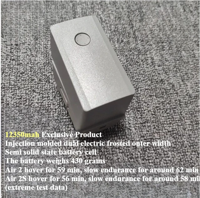 

Новые аккумуляторы серии Plus 2025 подходят 5000 мАч/10000 мАч/12000 мАч для сверхдлительных аккумуляторов DJI Air 2/Air 2s.