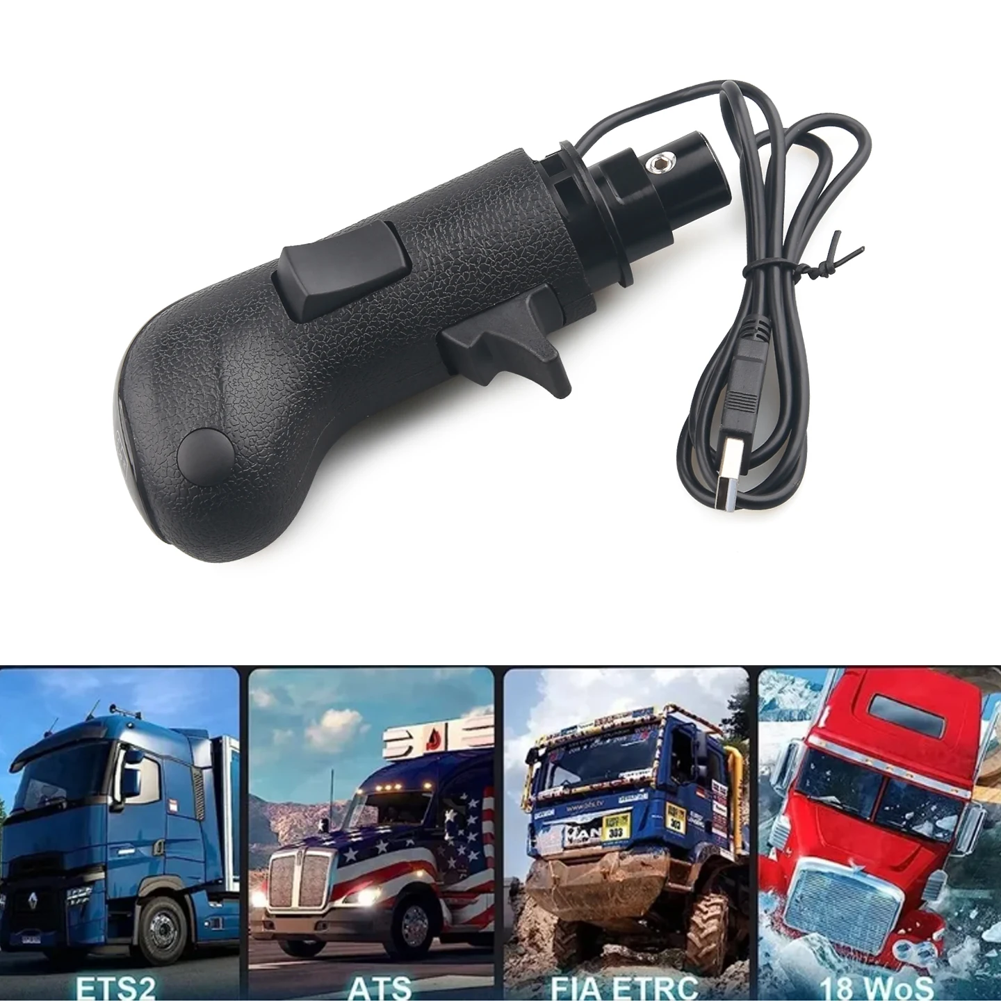 محول محاكاة شاحنة USB، مقبض ناقل الحركة لـ ATS ETS2 PC Racing Sim Shifter لـ Logitech G923 G29 G27 G25 Thrustmaster TH8A #3